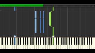 Gnossienne 1  Erik Satie Piano Tutorial Synthesia [upl. by Farman21]