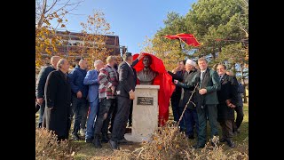 Inaugurohet busti i heroit kombëtar Hasan Prishtina në Tropojë “përfaqësoi lëvizjet kombëtarequot [upl. by Snilloc]