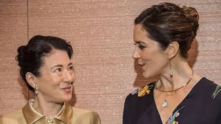 Kronprinsesse Mary og Masako skålede til kæmpe jubilæumsfest i Tokyo [upl. by Ora]