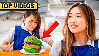 WE Tried the Most Delicious FOOD TRENDS  JianHao Tan [upl. by Yllim]