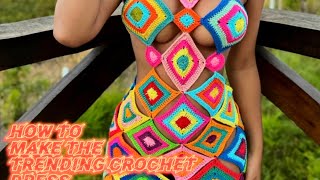 How to crochet for beginners trending crochet beachwear crochet crocheting crochetpattern [upl. by Irolav11]