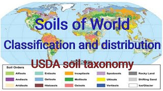 Soils of WorldClassification and distributionSoils of the world upscUSDA classification of soils [upl. by Rambort]