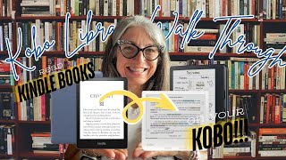 Kobo Libra 2 Color EInk Walkthrough and Converting Kindle Books for Kobo [upl. by Marsha]