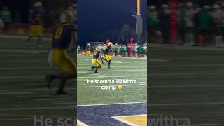 Bro pulled a Greg Jennings MIDPLAY😱❗️footballshorts americanfootball highschoolfootball [upl. by Aned81]