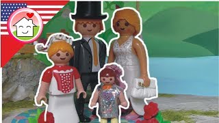 Playmobil police  Chief Overbeck’s Wedding  The Hauser Family kids cartoons [upl. by Ardel]