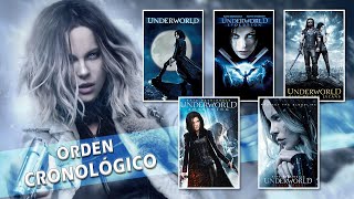 ORDEN CRONOLÓGICO PARA VER LA SAGA DE INFRAMUNDO UNDERWORLD [upl. by Nalyr]