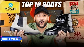 10 Best ChelseaHigh Top Formal Boot Shoes for Men 🔥 Amazon Shoes Haul Review 2023  ONE CHANCE [upl. by Liliane477]