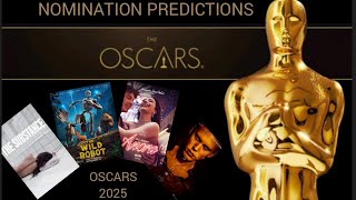 2025 OSCARS NOMINATION PREDICTIONS  OCTOBER UPDATE  ALL CATEGORIES [upl. by Akiras]