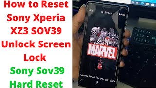 How to Reset Sony Xperia XZ3 SOV39 Unlock Screen Lock  sony sov39 hard reset  Sony Xperia XZ3 [upl. by Jurkoic]