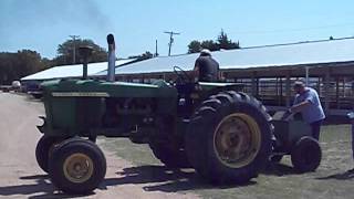 1964 John Deere 4020 With MampW Turbo on Dyno [upl. by Pleione85]