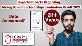 Turkey Burslari Scholarship Evaluation Result 2021  Self Study [upl. by Gabriella777]