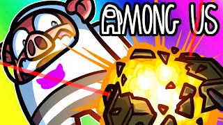 Among Us Funny Moments  The Imposters Get Land Mines Claymore Mod [upl. by Oirramed]