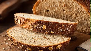 Various leavened breads  Brown bread Dark  sprouted bread  Sourdough loaves European sweet bread [upl. by Lleynod624]