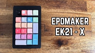 A 70 Aluminum Numpad with VIA Support  Epomaker EK21X Review keyboard [upl. by Valera]