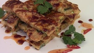 Kim Chi Green Onion Pancake Recipe [upl. by Aihk]