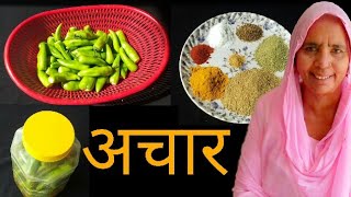 Hari mirch ka Achar  desi style  How to make achar [upl. by Kcirdnekel]