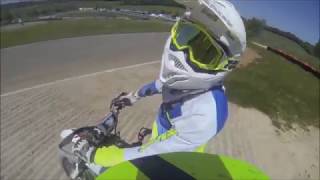 SUPERMOTO circuit de lenclos  Levier [upl. by Ynohtnaed]