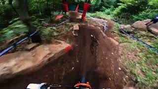 GoPro Thibaut Deprela Practice Run  UCI Downhill MTB World Cup [upl. by Aisetal]