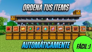 Como Ordenar tus Items Automáticamente Item Sorter en Minecraft 120  Tutorial [upl. by Kenwrick]