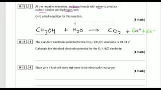 Pass ALevel Chemistry Fuel cells question [upl. by Beeson]