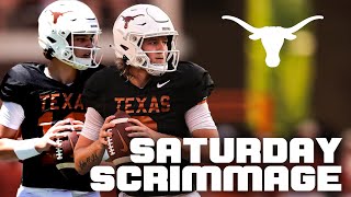 Arch Flashes Defense Dominates Texas Longhorns Scrimmage Notes [upl. by Yelrah]