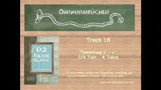 Track 18  D2 Melodiediktat  D2 Theorieschule Ohrwurmbücher 2020 [upl. by Heuser692]