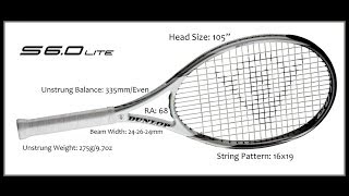 S60 Lite Tennis Racquet [upl. by Aicitan]