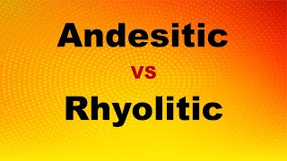 Andesitic VS Rhyolitic Magma [upl. by Nnaycart]