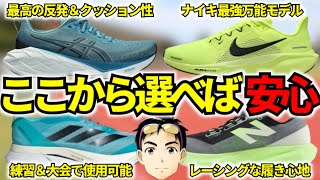 【最強】絶対に後悔しない厚底練習シューズ10選をメーカー別に完全解説【おすすめの厚底練習シューズを一挙公開】【エアズームペガサス41】【ノヴァブラスト4】【エボライドスピード2】【アディゼロSL2】 [upl. by Nonnelg]