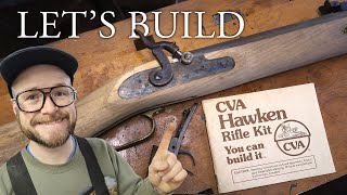 Lets Build a CVA Hawken from the 1980s Part 1  Overview amp Dry fitting  I Love Muzzleloading [upl. by Rosol264]