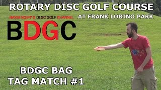 BDGC Bag Tag Match 1  Rotary DGC in Morristown [upl. by Refennej]