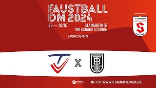 HIGHLIGHTS Faustball DM 2024  Viertelfinale 4 TV VaihingenEnz  Berliner TS [upl. by Lawtun]