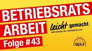 Betriebsratswahl Teil 3  Wahlvorschläge  Podcast BetriebsratsArbeit leicht gemacht [upl. by Lleksah]