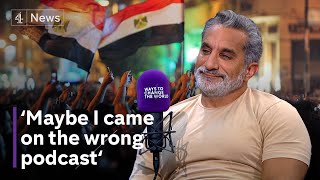 Comedian Bassem Youssef on the IsraelGaza war the Arab Spring and why we can’t change the world [upl. by Ragouzis424]