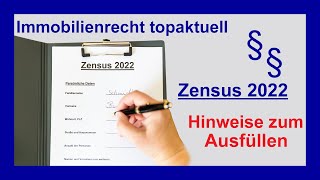 Zensus 2022 – Fragebogen richtig ausfüllen  Tutorial [upl. by Jule993]