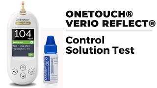 Use Control Solution  One Touch Verio Reflect [upl. by Eitsym]