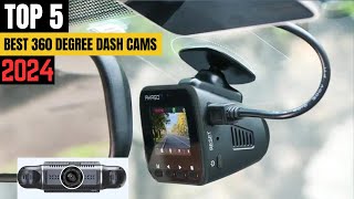 TOP 5 Best 360 Degree Dash Cams In 2024 [upl. by Lessur]