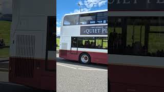 Lothian Buses Volvo B5TL  ADL E400MMC 634 departs Edinburgh Royal Infirmary with a 33 to Millerhill [upl. by Rodablas]