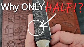 Why Only Half A Face  Half Face Blades Disaster Jr Tanto Review [upl. by Pepe735]