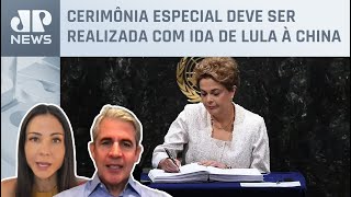 Dilma Rousseff toma posse como presidente do banco dos Brics dAvila e Amanda Klein analisam [upl. by Alam]