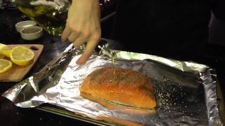 recipe White Wine Poached Salmon [upl. by Naic]