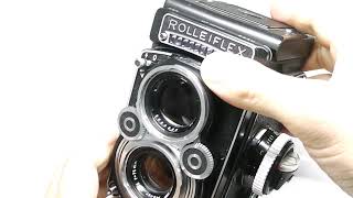 ROLLEIFLEX ローライフレックス 35F Planar プラナー 75mmF35（中村光学OH済） [upl. by Nauwtna]