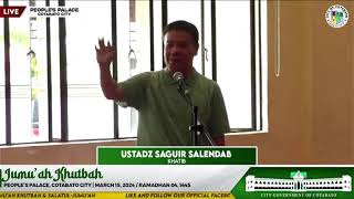 Ustadz Saguir Salendab Tudtulan kanu Lusud sa tiyan [upl. by Nylrebmik]