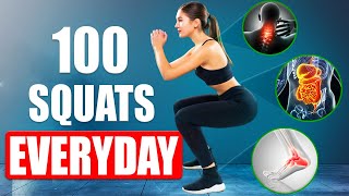 Doing 100 Squats Everyday Will Do Wonders for Your Body [upl. by Neersin]