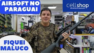 LOJA AIRSOFT NO PARAGUAI CELLSHOP FIQUEI MALUCO [upl. by Rosena]