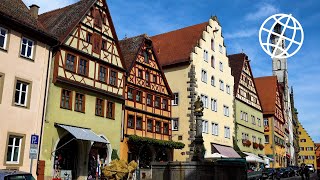 Rothenburg ob der Tauber Germany Amazing Places 4K [upl. by Odlanyer]