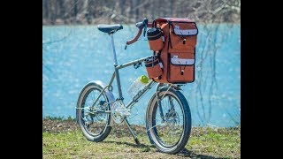 Worlds Tallest Handlebar Bag  Velo Orange X Road Runner Bags [upl. by Neroled]