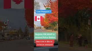 Lost or Damaged Indian Passport in Canada BLS International [upl. by Davide812]