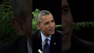 Barrack Obama replies on weird and funny interview Shorts obama [upl. by Introk]