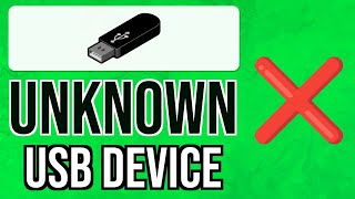 How to FIX UNKNOWN USB DEVICE Device Descriptor Request Failed 2024  USB Error Solution [upl. by Kenton]